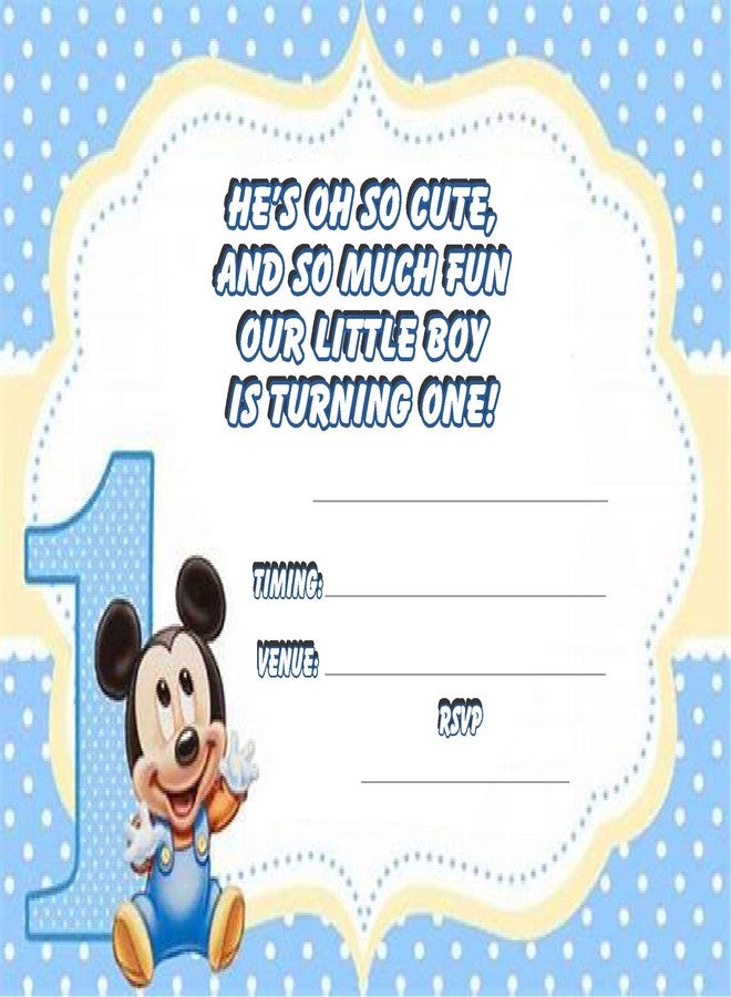 Askprints Birthday Metallic Card Invitations with Envelopes - Kids Birthday Party Invitations for Boys or Girls (25 Count) BIC-013 - Image 1
